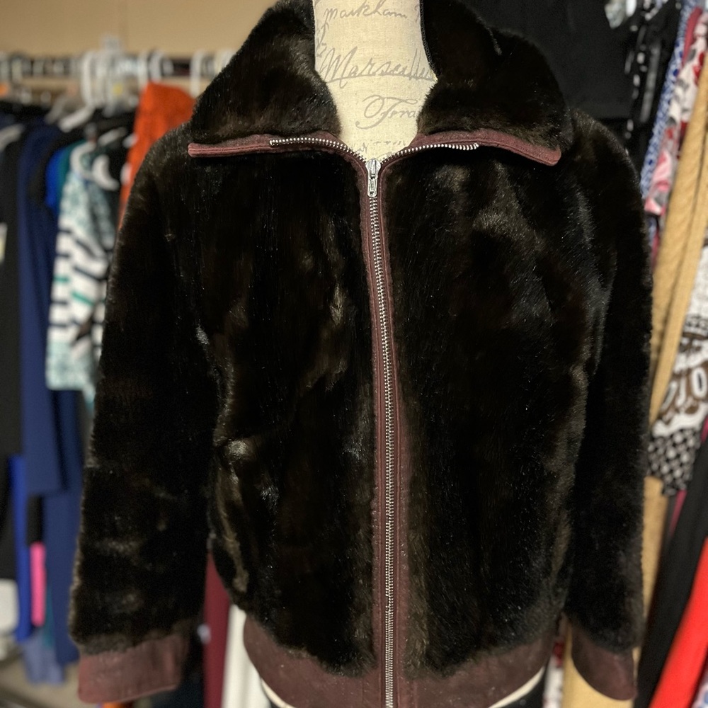 Grandella vintage fur and leather jacket - 8